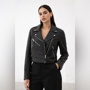 LEATHER MOTO JACKET